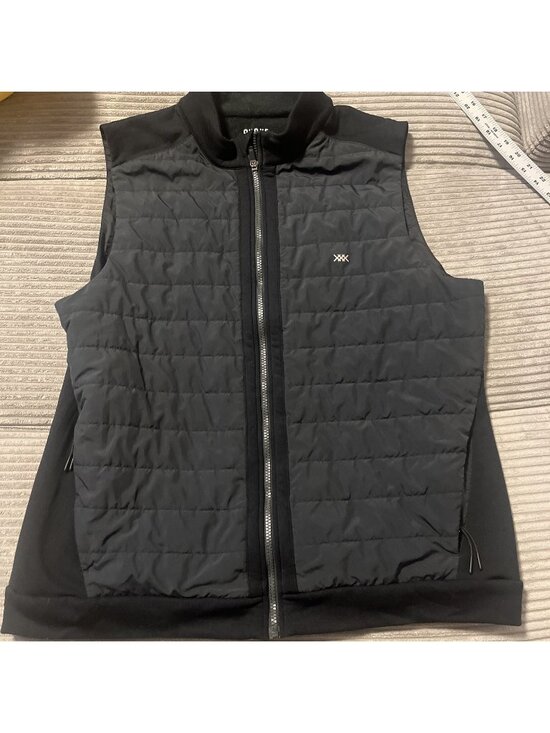 RHONE Other - Rhone Recreation Knitted Fleece Mock Neck Full Zip Vest Black Men's X Large